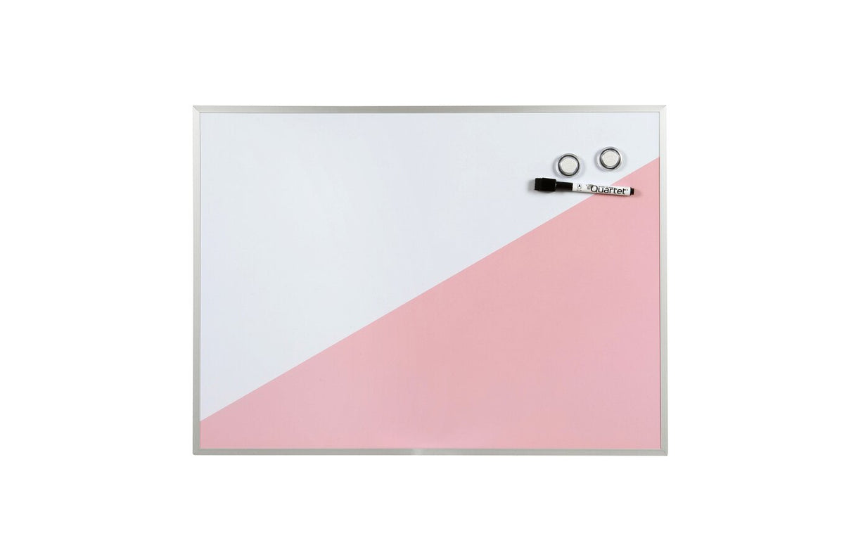 Quartet Geo Whiteboard Pink 430 x 580mm (Pack of 6)