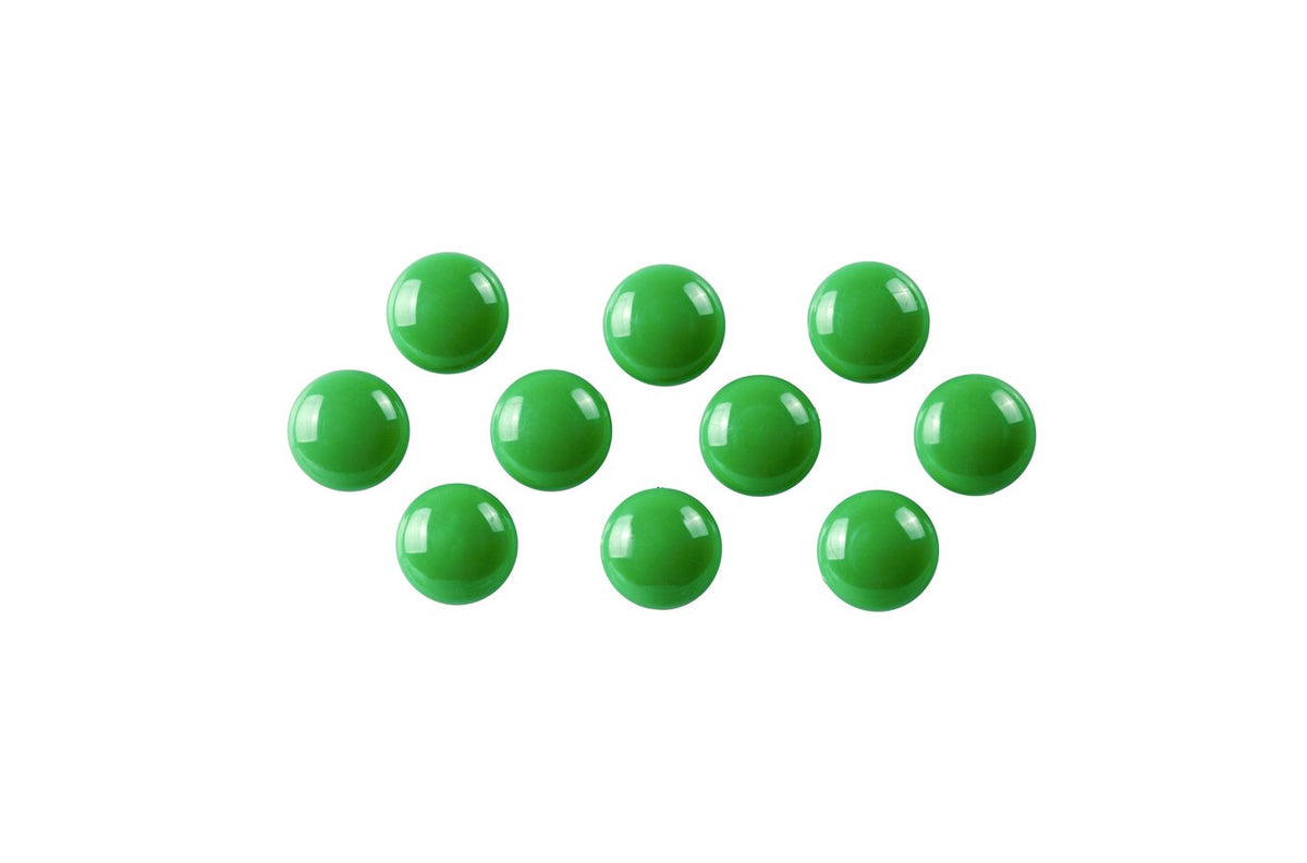 Quartet Magnet Buttons 20mm Green (5 Packs / 50 Total)