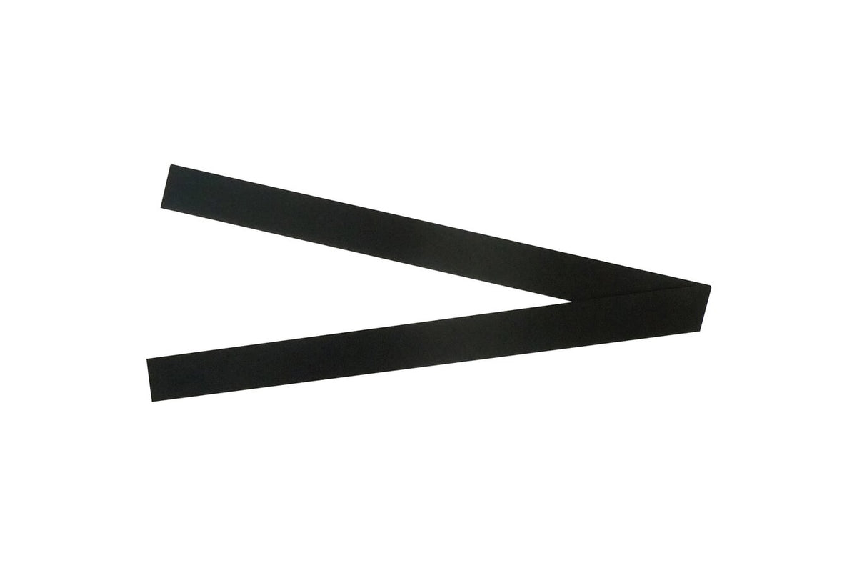 Quartet Magnet Strips 25 x 300mm Black (Pack of 2)