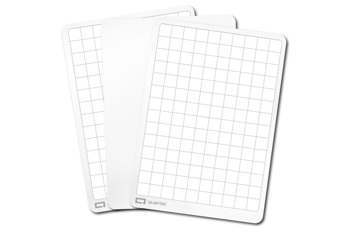 Quartet Flex Whiteboard Double-sided Plain/Grid (Pack of 30)