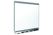 Quartet Whiteboard Porcelain 1220 x 1810mm Graphite