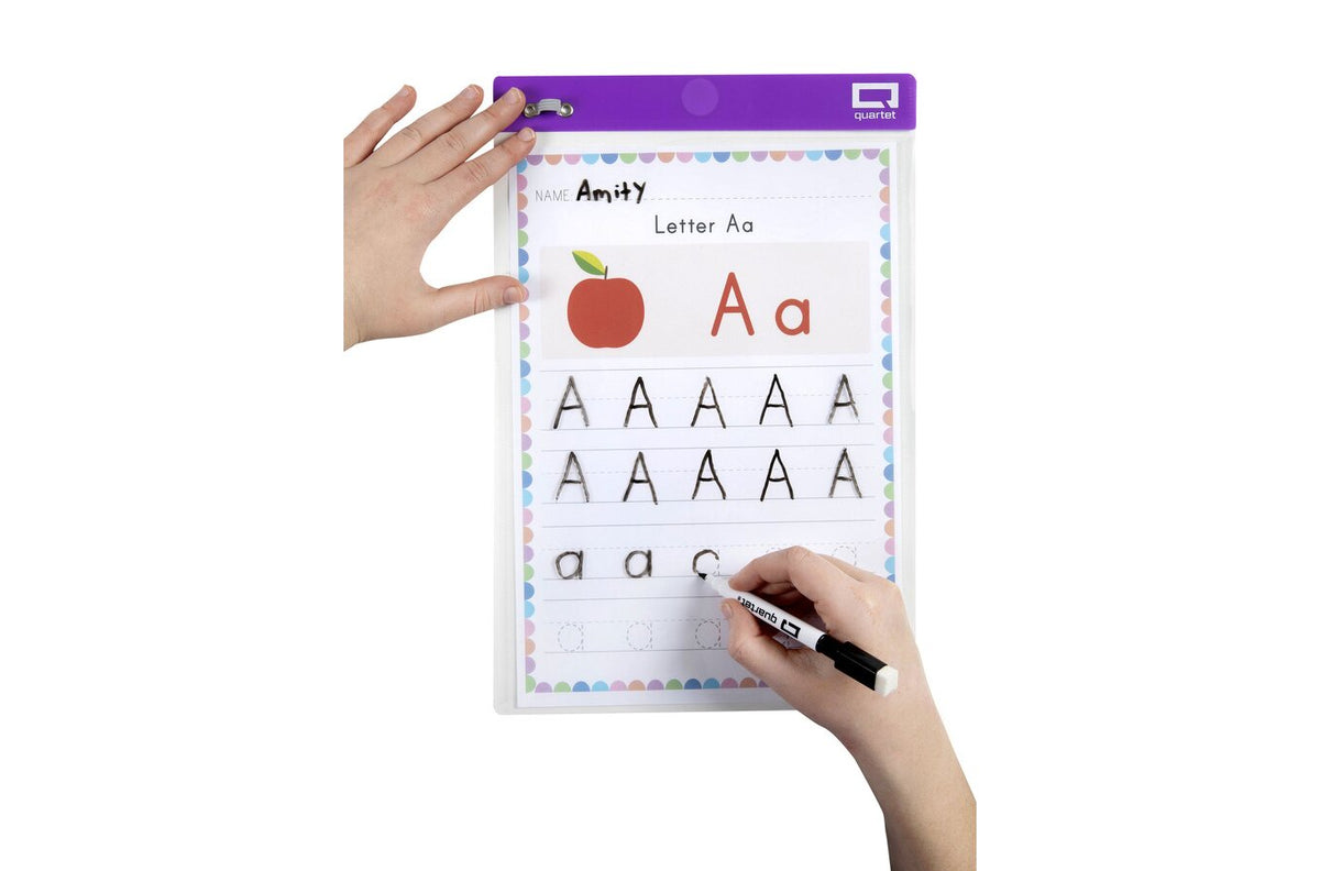 Quartet Flex Dry Erase Pocket Sleeve A4 (Pack of 10) - view 2