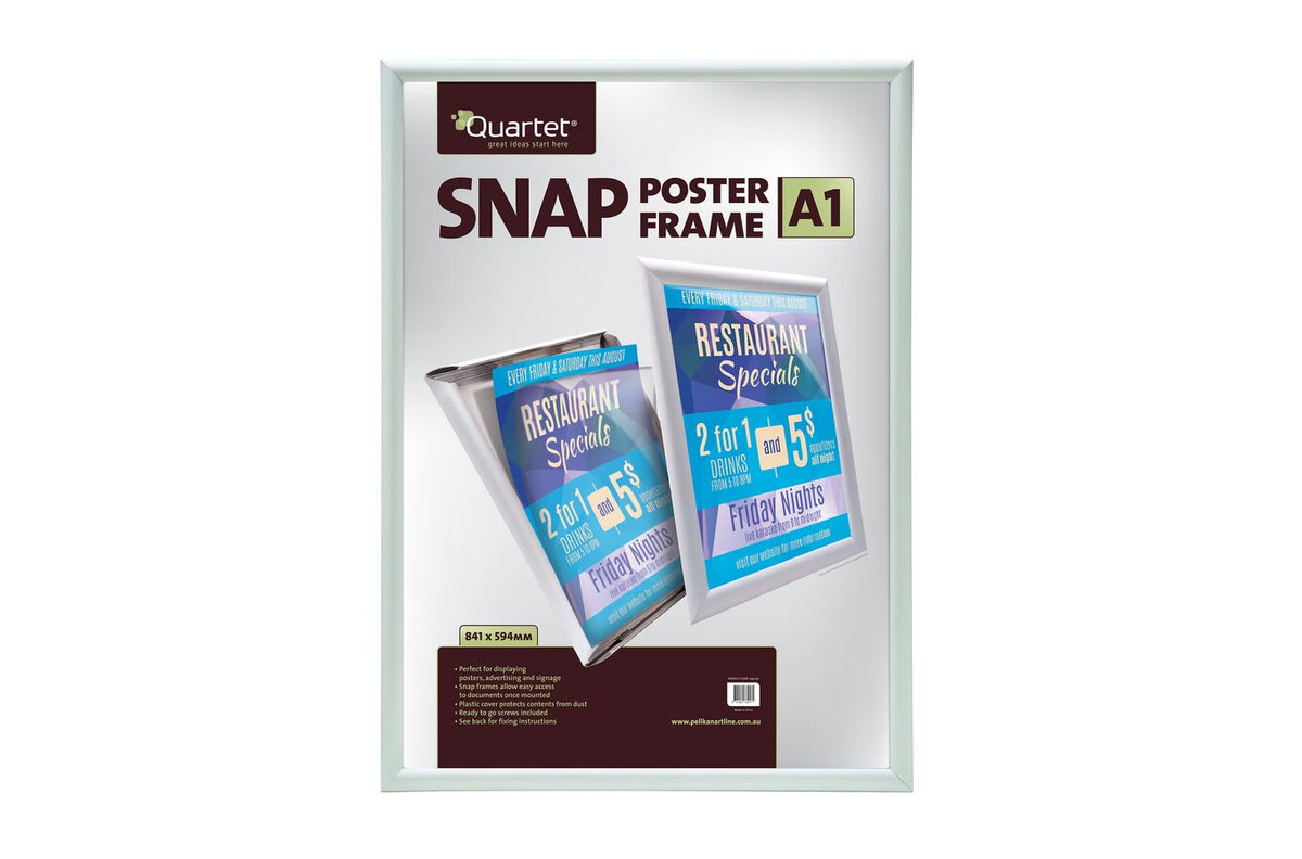 Quartet Display Board Snap Frame A1 25mm