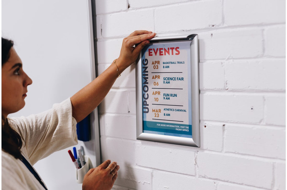 Quartet Display Board Snap Frame A4 25mm - view 2