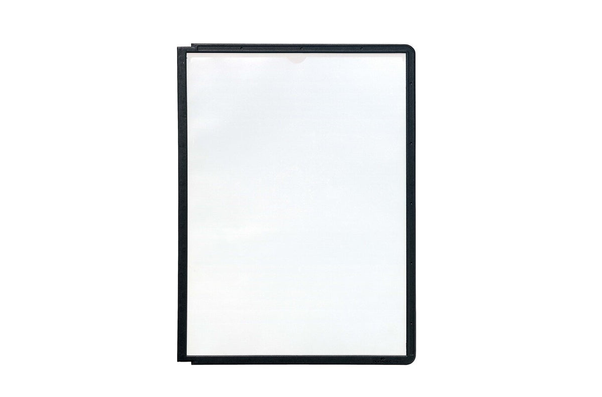 Durable Sherpa Panels Black A4 (Pack of 5)