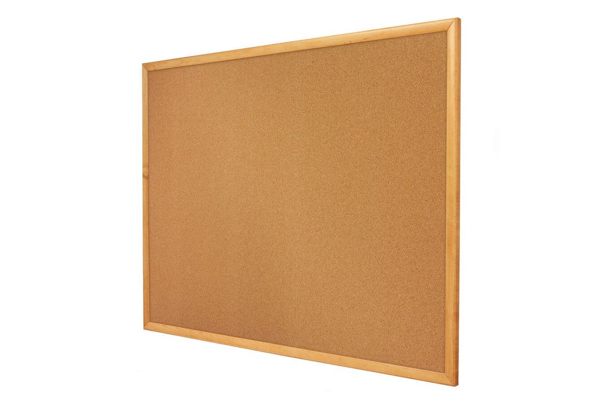 Quartet Corkboard Oak Frame 900 x 1200mm - view 2