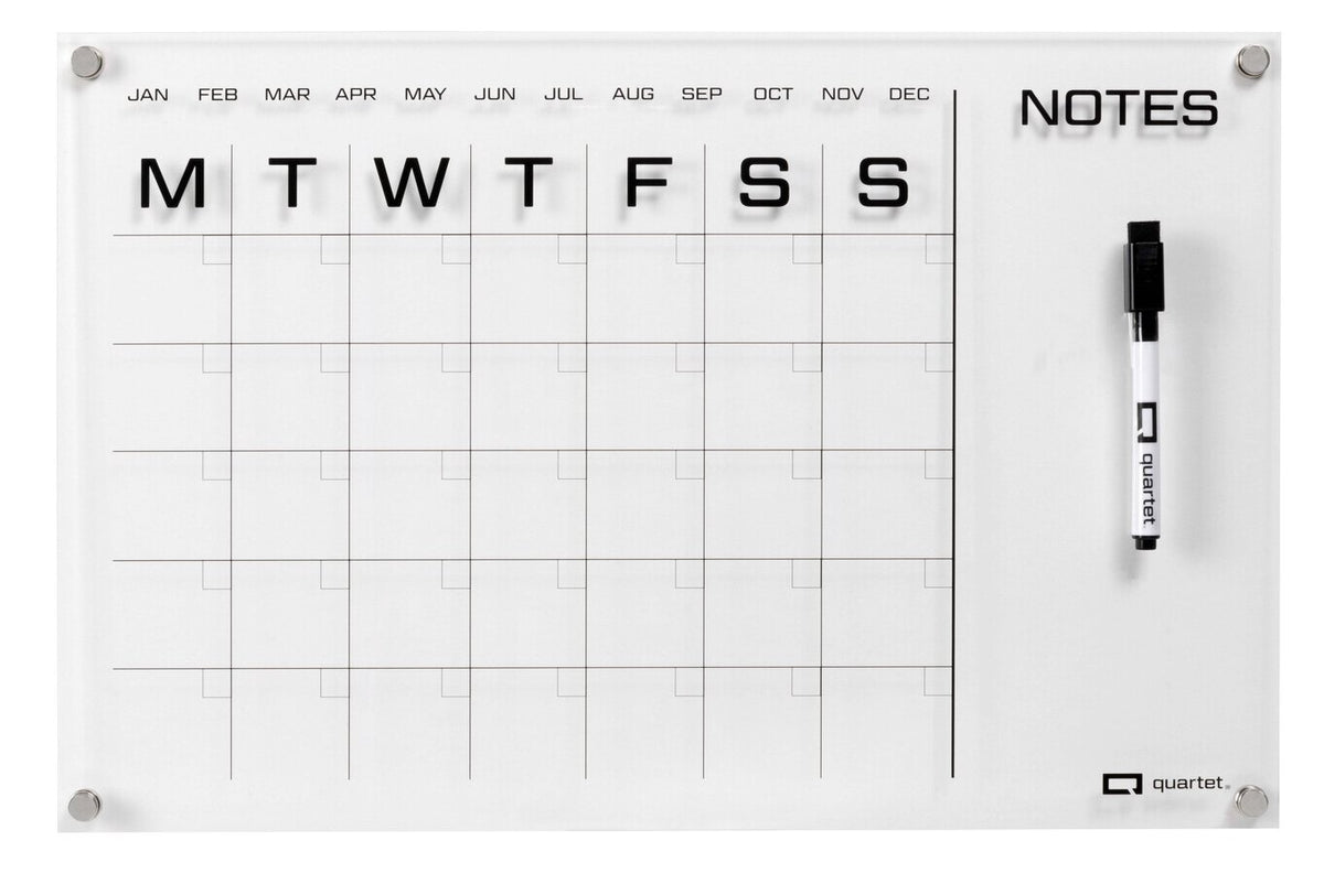 Quartet Magnetic Acrylic Board 430 x 280mm (Pack of 8)
