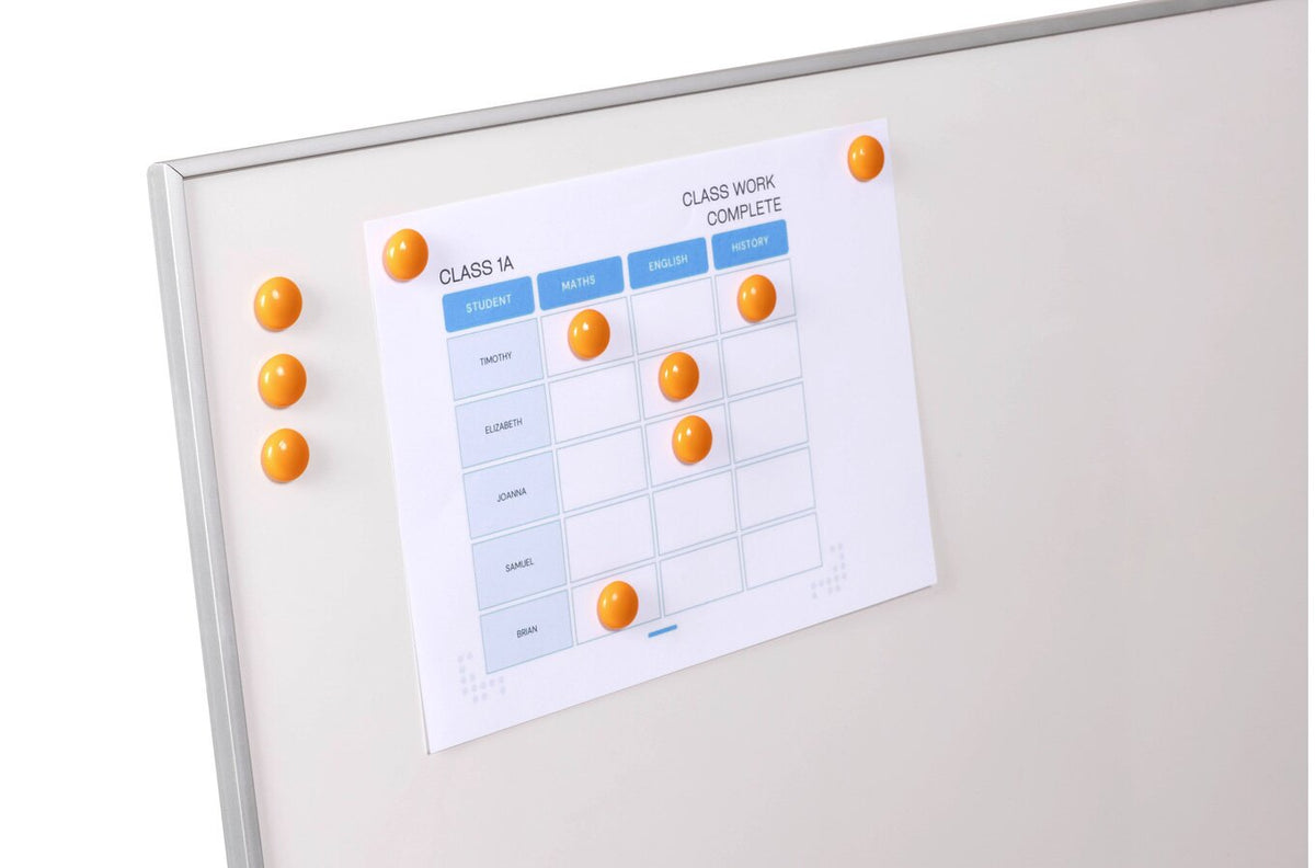 Quartet Magnet Buttons 20mm Orange (5 Packs / 50 Total) - view 3
