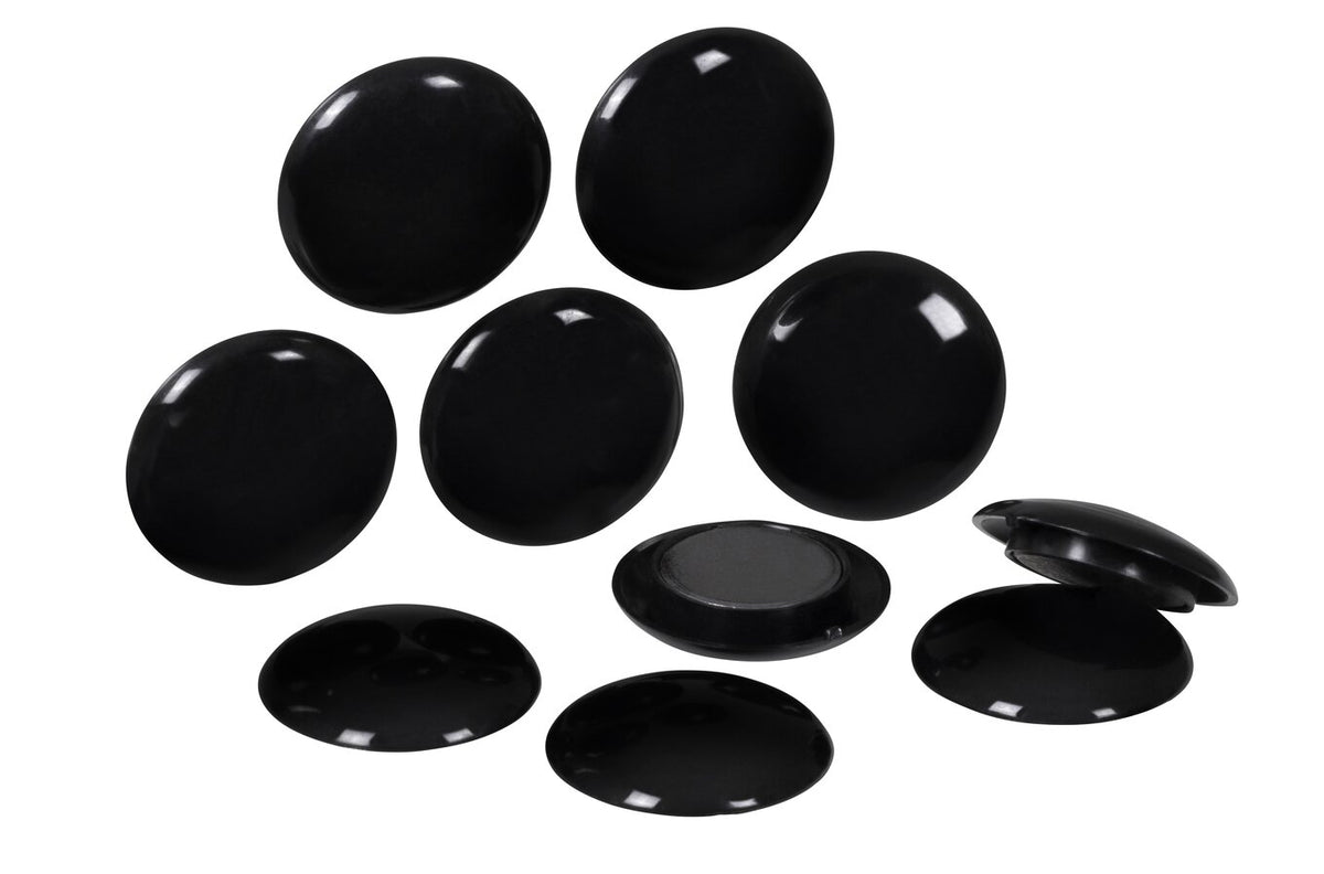 Quartet Magnet Buttons 40mm Black (5 Packs / 50 Total) - view 2