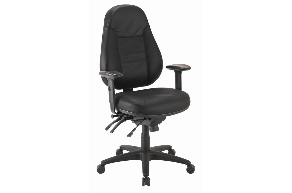 Buro Persona 24/7 Chair - Black Leather