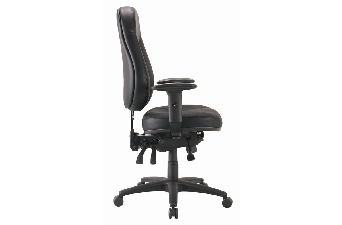 Buro Persona 24/7 Chair - Black Leather - view 5