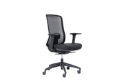 Buro Elan Chair, with Arms - Black