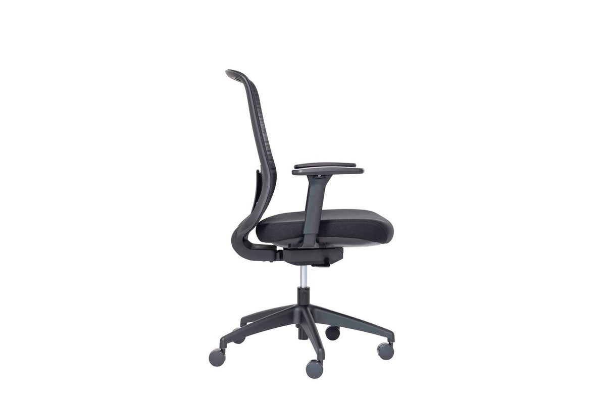 Buro Elan Chair, with Arms - Black - view 5