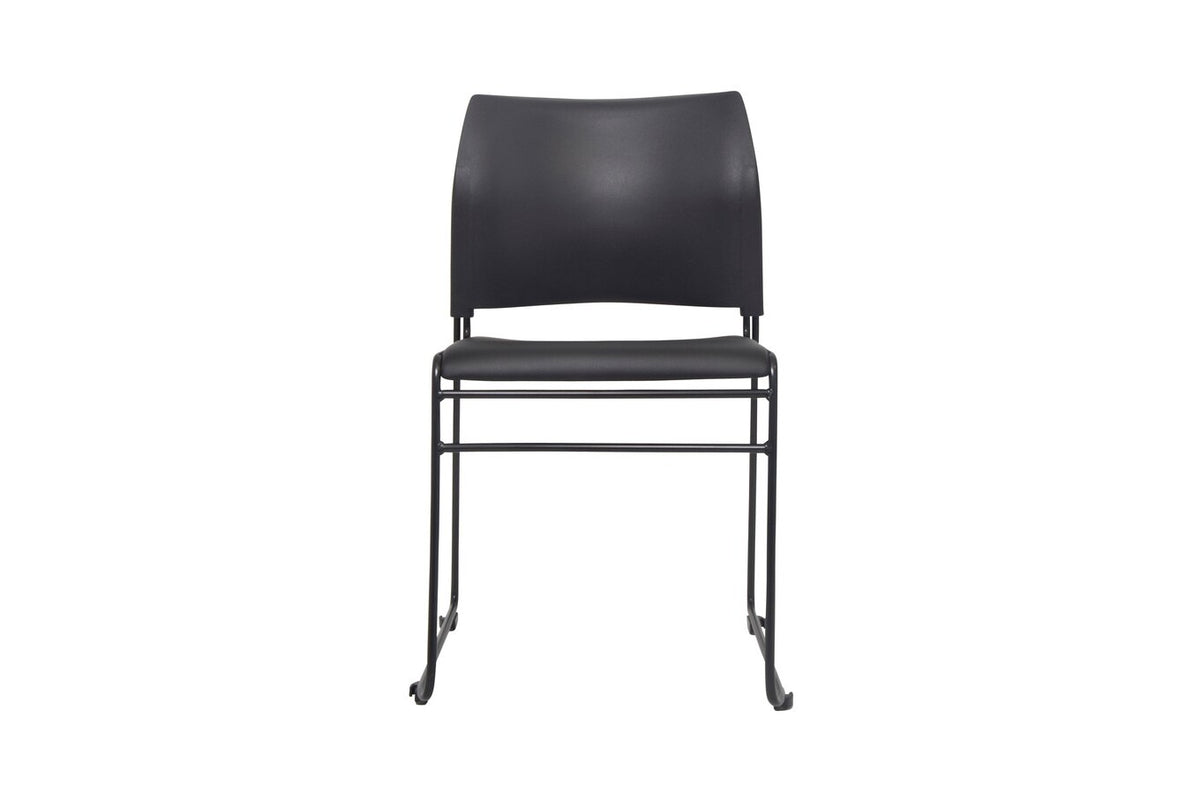 Buro Maxim Sled Chair, Black Frame - view 3