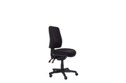 Buro Roma 3 Lever High Back Chair, Black Fabric