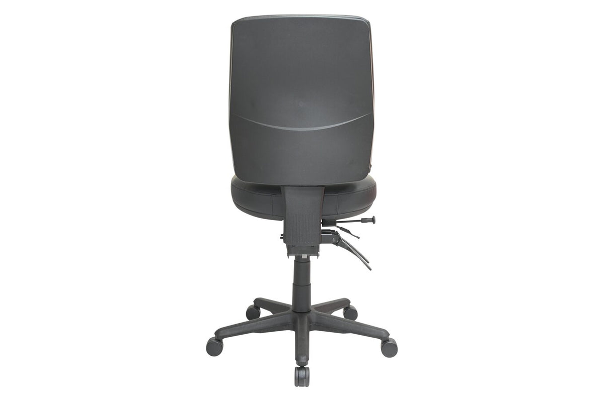 Buro Roma 3 Lever High Back Chair, Dillon PU Black Fabric - view 4