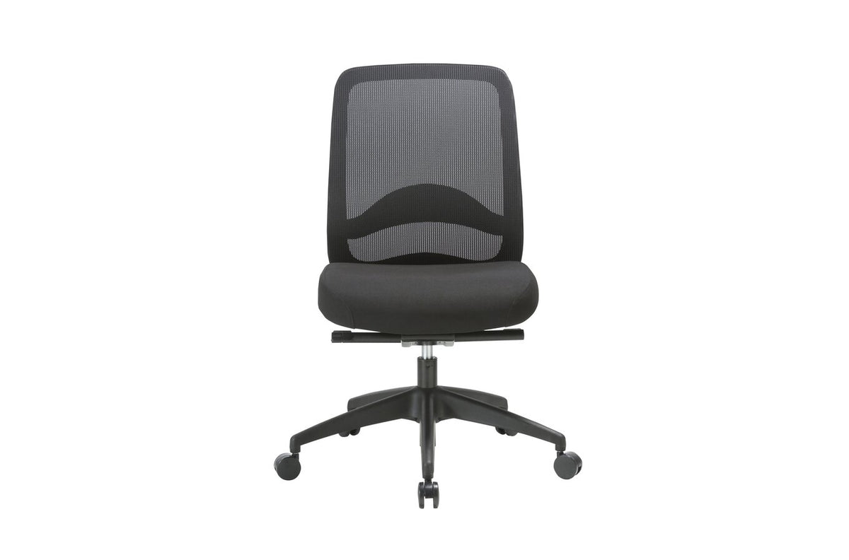 Buro Vela Chair-mesh Back No Arms Black - view 2