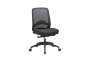 Buro Vela Chair-mesh Back No Arms Black