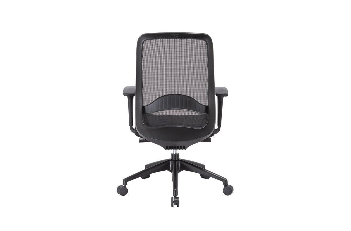 Buro Vela Chair-mesh Back No Arms Black - view 5