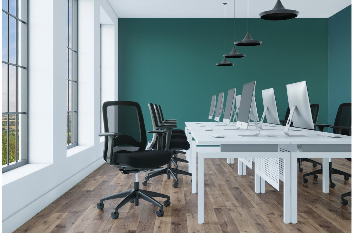Buro Vela Chair-mesh Back No Arms Black - view 6