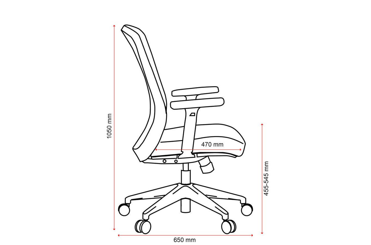 Mondo Gene Mesh Back Chair - view 6