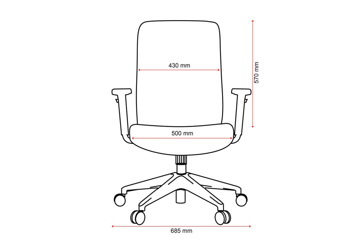 Mondo Gene Mesh Back Chair - view 5