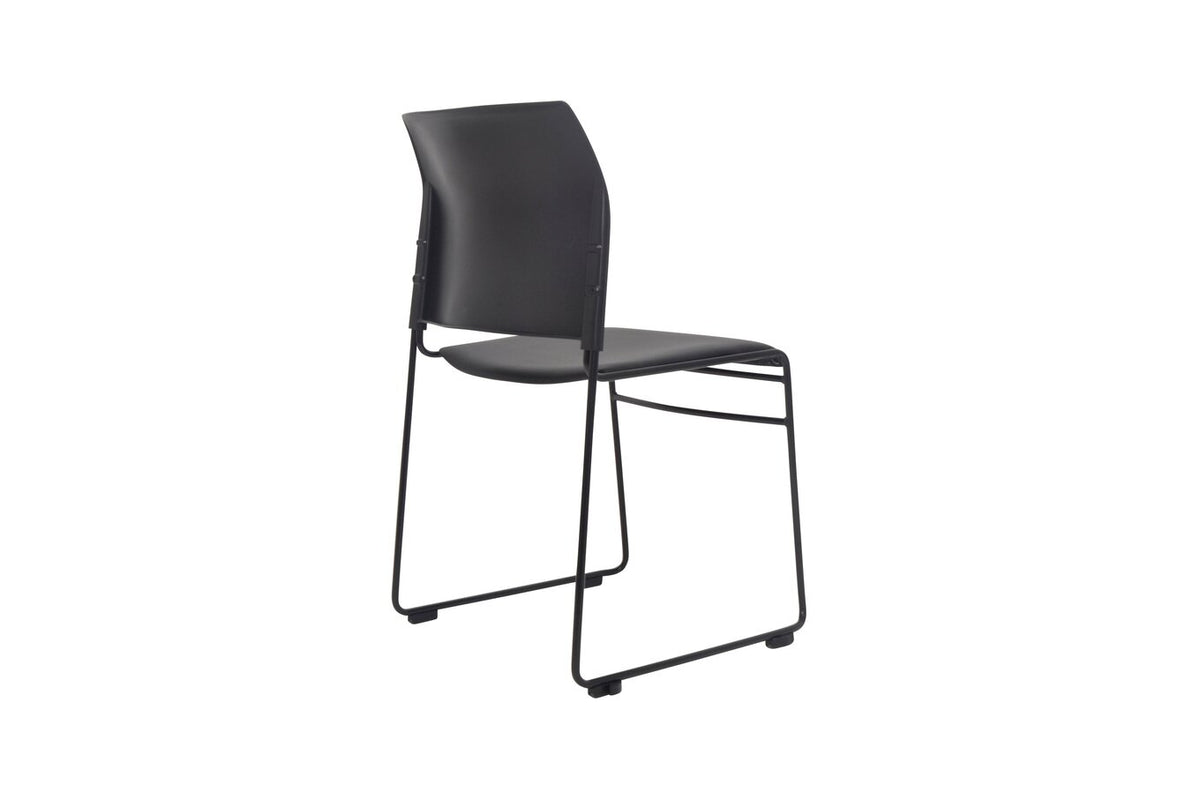 Buro Maxim Sled Chair, Black Frame - view 4