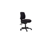 Buro Roma 3 Lever Mid Back Chair, Black Fabric