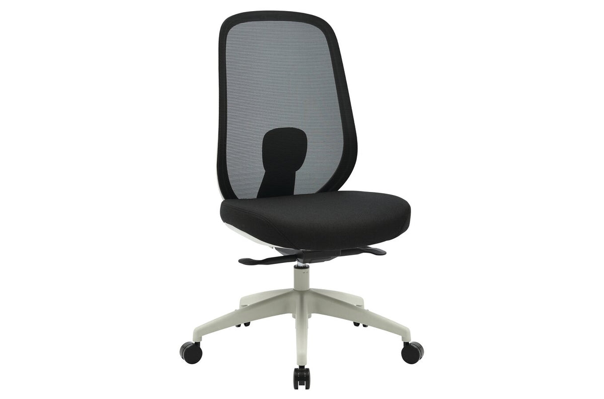 Buro Force Chair, Light Grey Frame & Black Seat