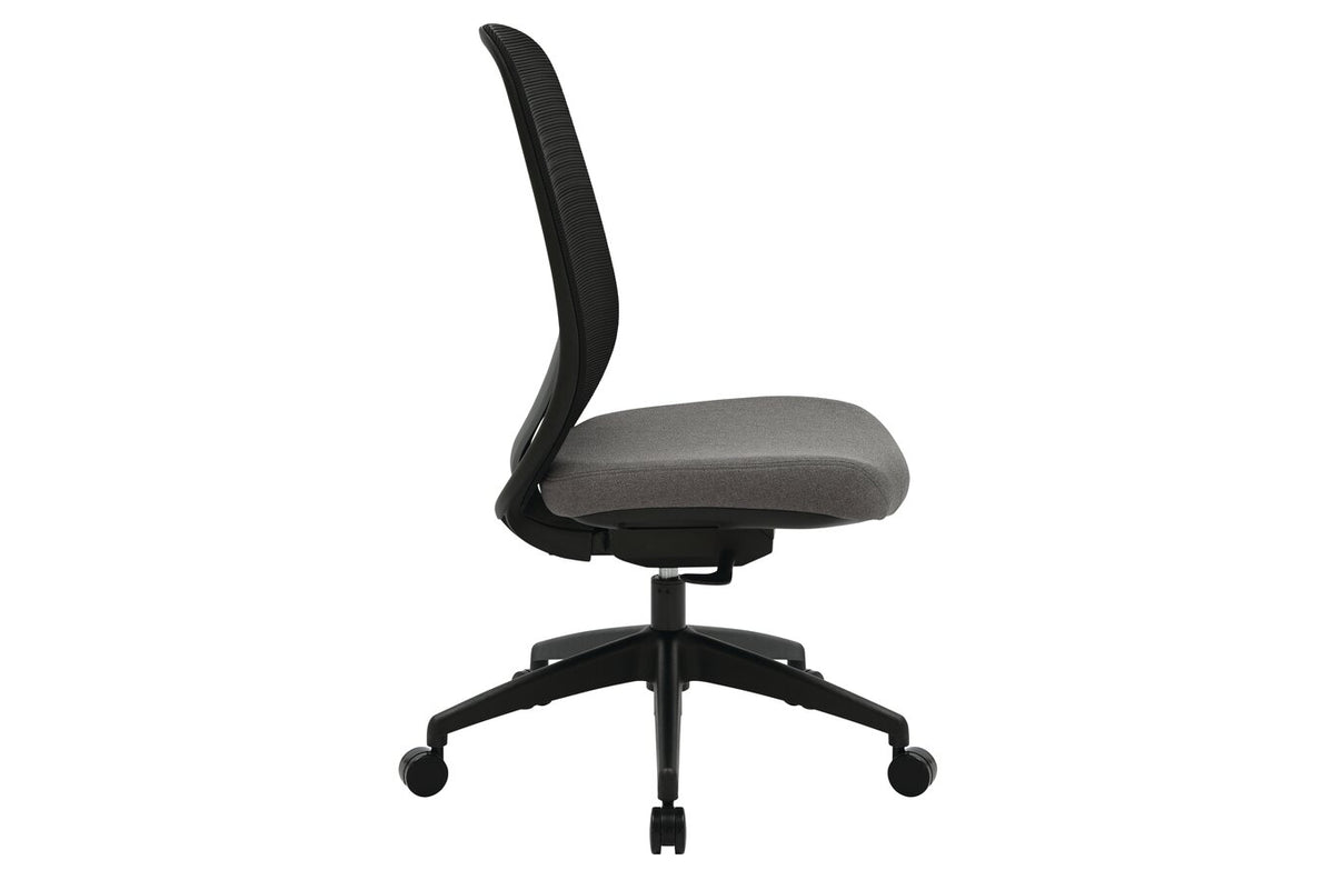Buro Force Chair, Black Frame & Grey Seat - view 5