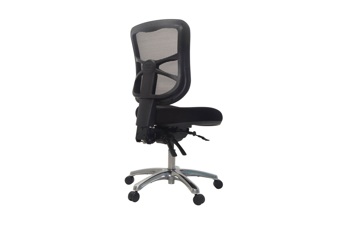 Buro Metro Chair with Seat Slide, Aluminium Base