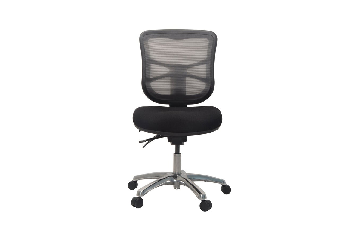 Buro Metro Chair with Seat Slide, Aluminium Base - view 4