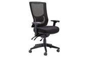 Buro Metro II High Back 24/7 Chair with Arms, Nylon Base