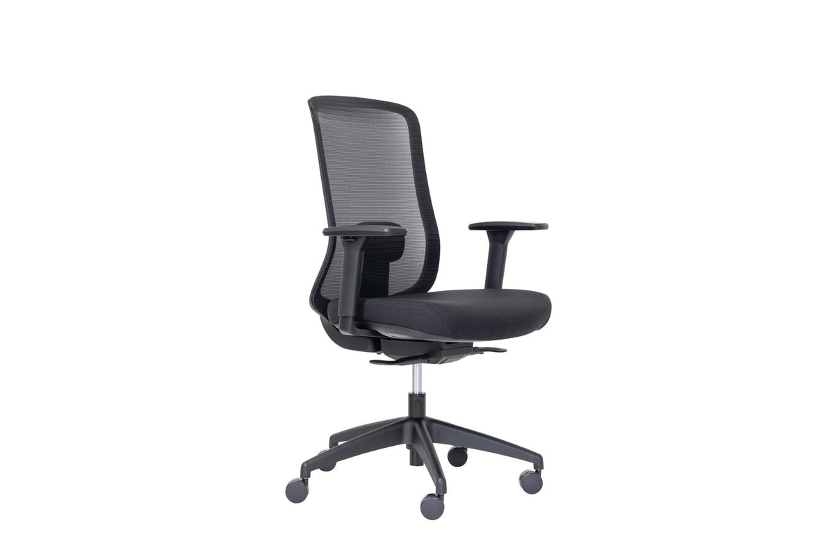 Buro Elan Chair, with Arms - Black - view 2