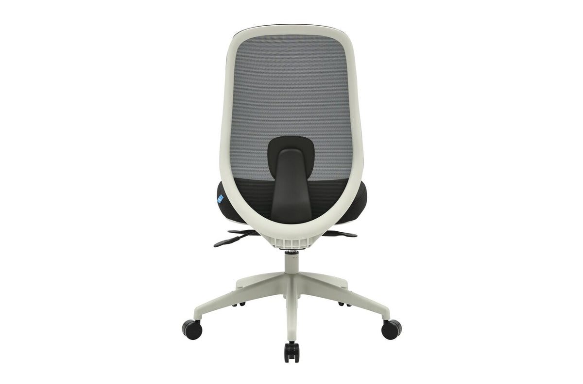 Buro Force Chair, Light Grey Frame & Black Seat - view 4