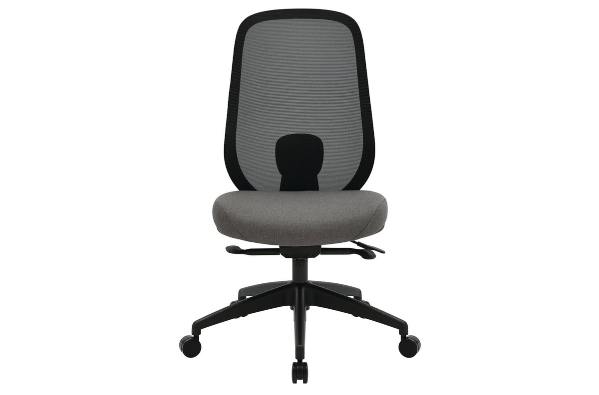 Buro Force Chair, Black Frame & Grey Seat - view 3