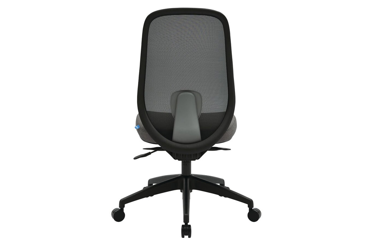 Buro Force Chair, Black Frame & Grey Seat - view 4