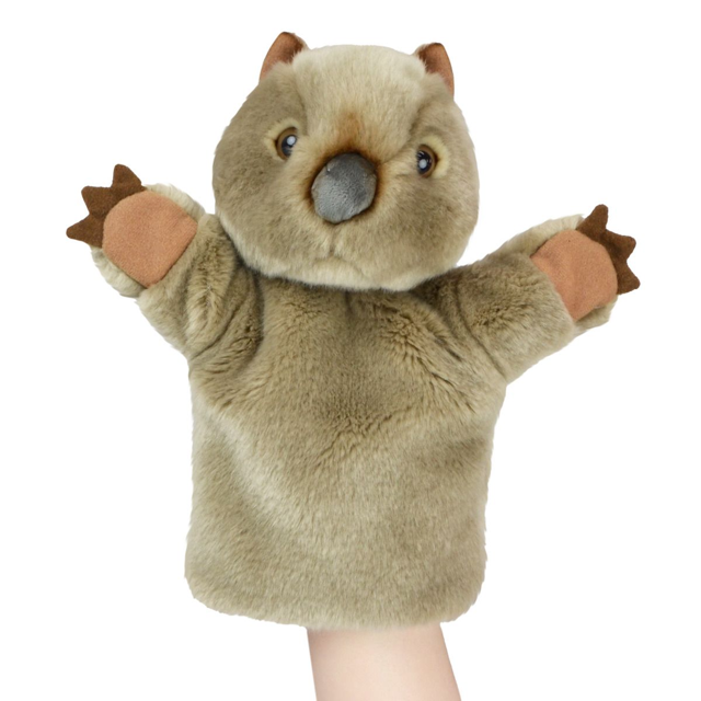 Wombat Lil Friends Hand Puppet 26cm