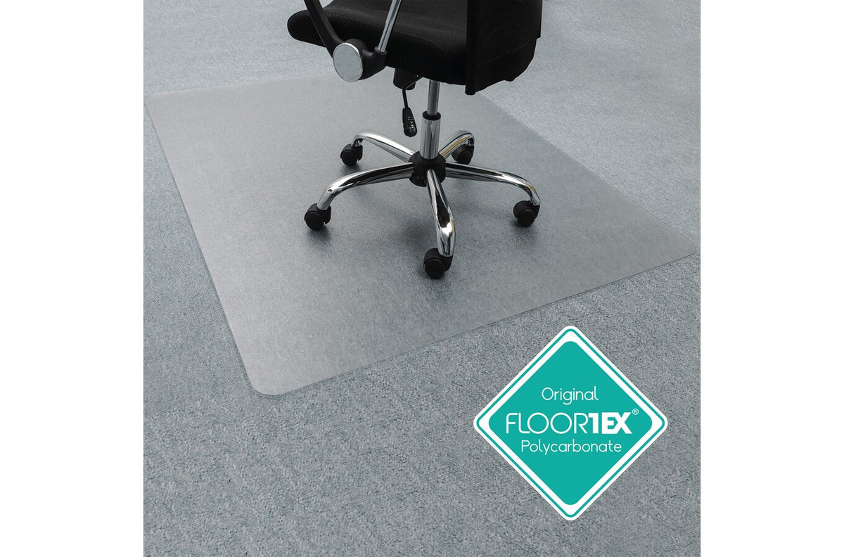Floortex Chair Mat Carpet Polycarbonate Deep Pile 116 x 150cm Rectangle - view 6