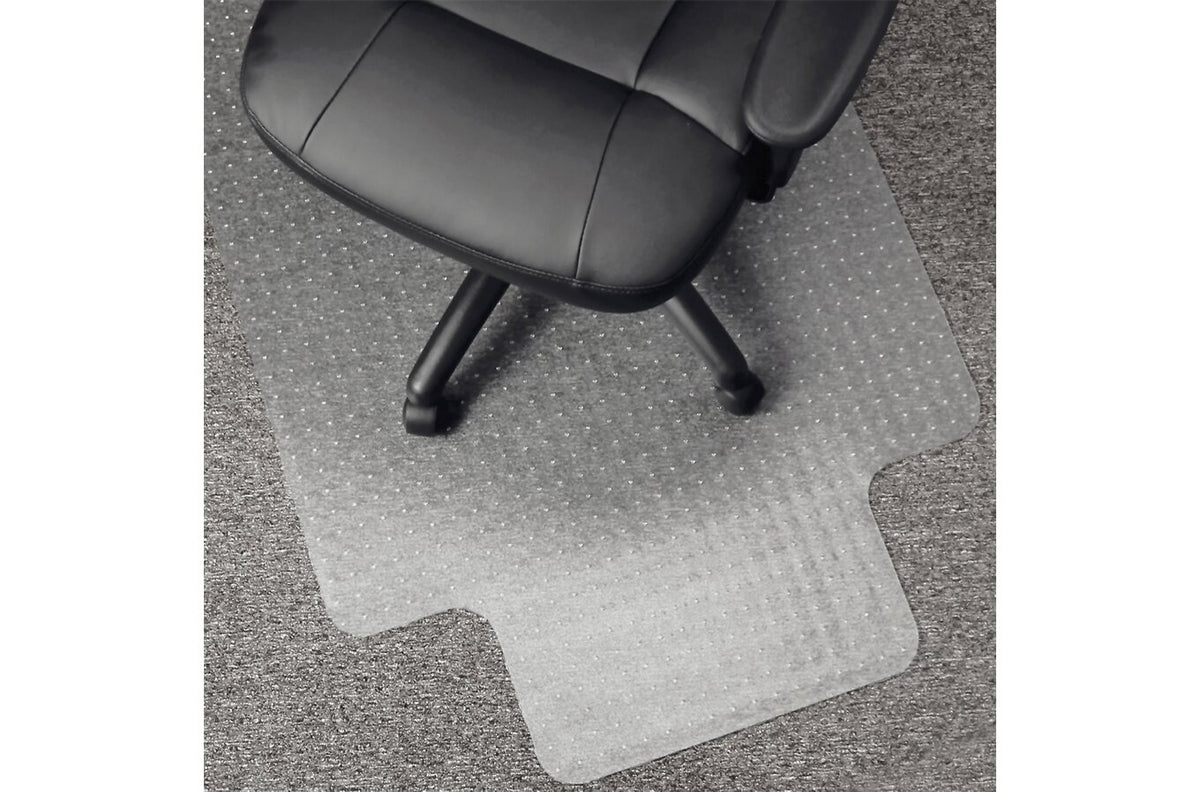 Floortex Chair Mat PVC Low Pile Carpet 114 x 135cm Keyhole - view 2