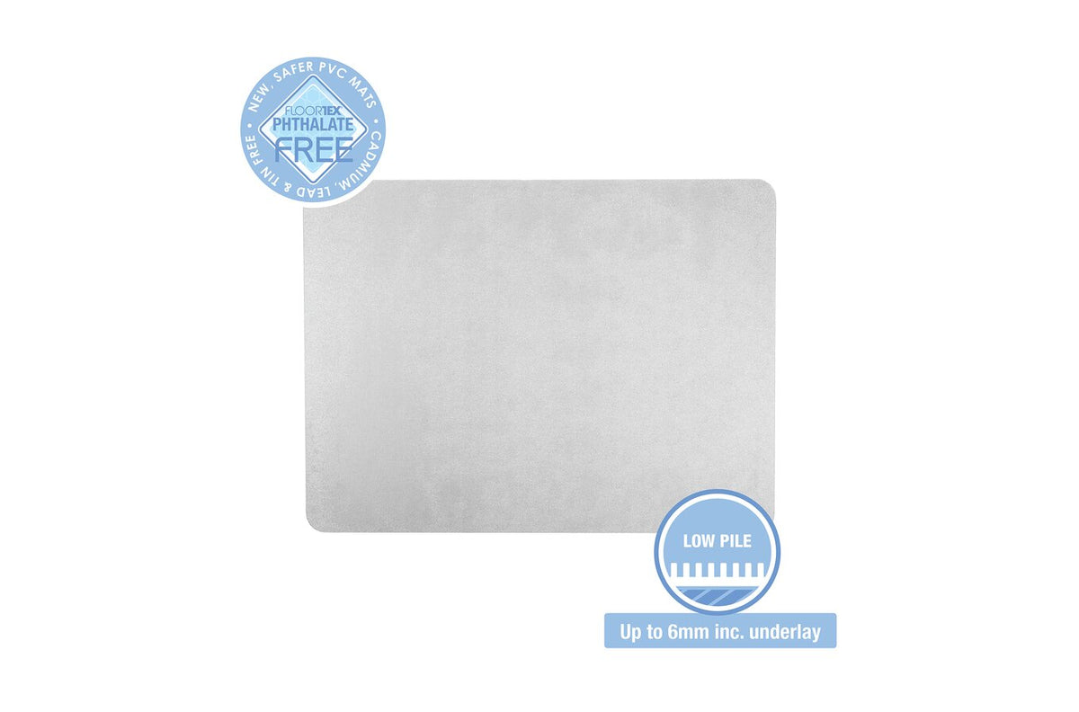 Floortex Chair Mat Multipurpose PVC Low Pile Carpet 75 x 120cm Rectangle - view 5