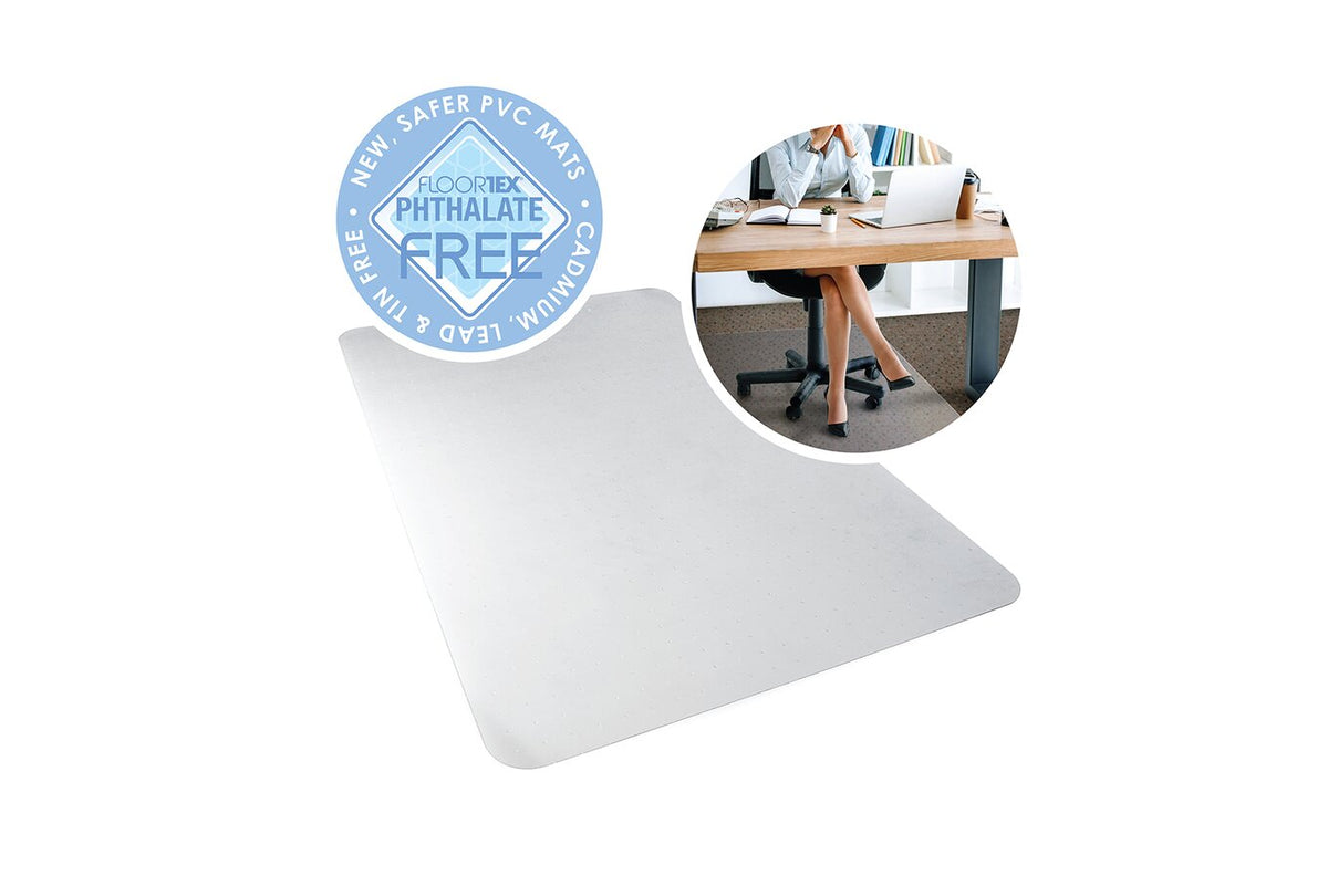 Floortex Chair Mat Multipurpose PVC Hard Floor 75 x 120cm Rectangle - view 5