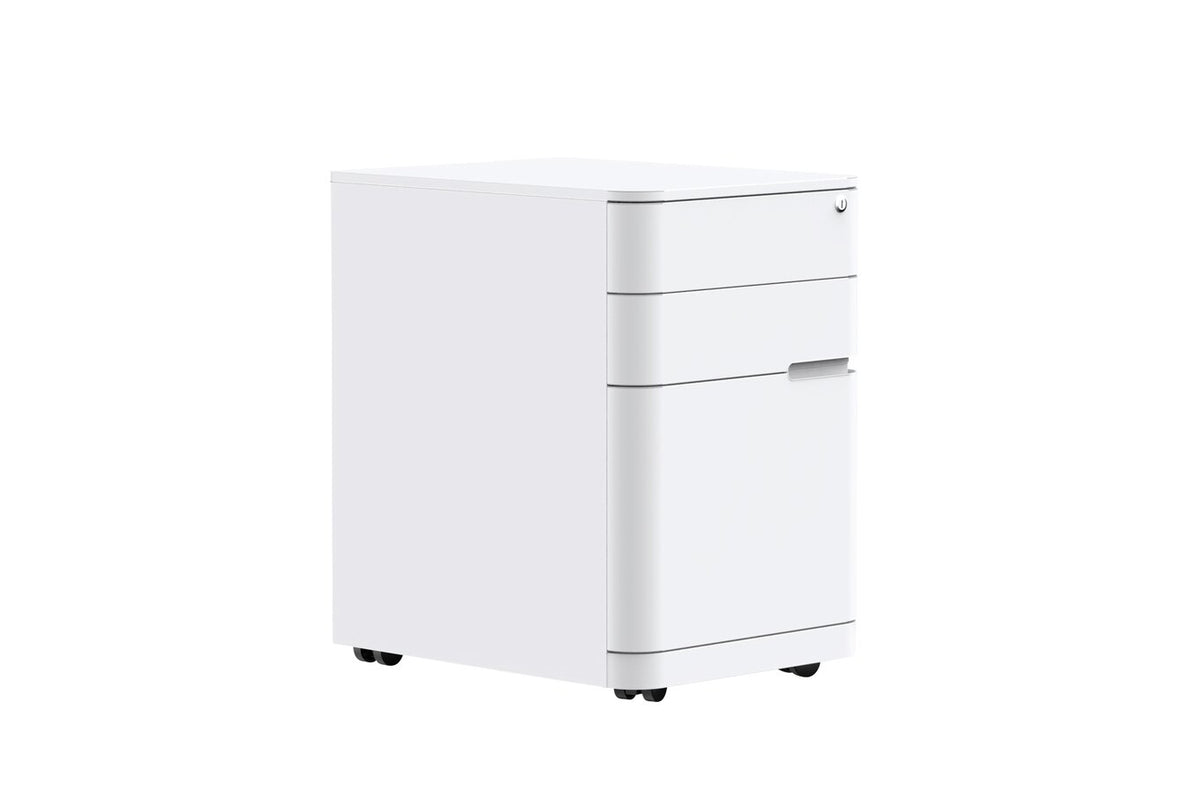 Buro Myworkspace Mobile Pedestal, White