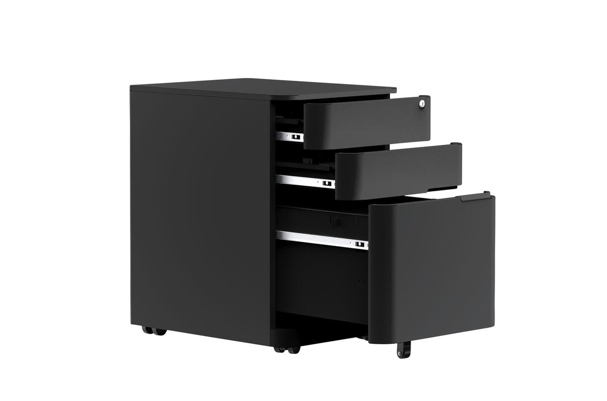 Buro Myworkspace Mobile Pedestal, Black - view 2