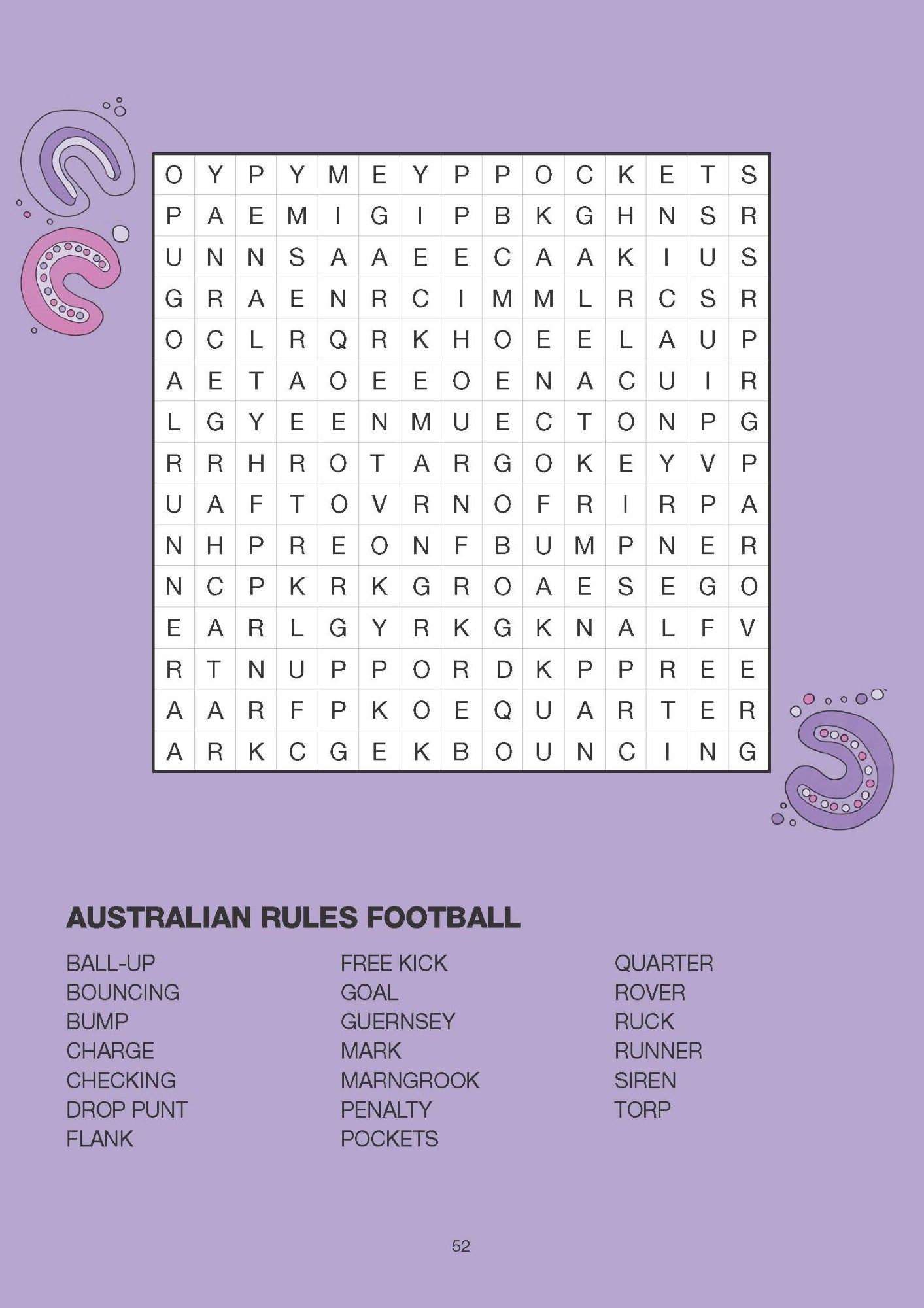Aboriginal Art Puzzle Book - Word Search — inside page 6