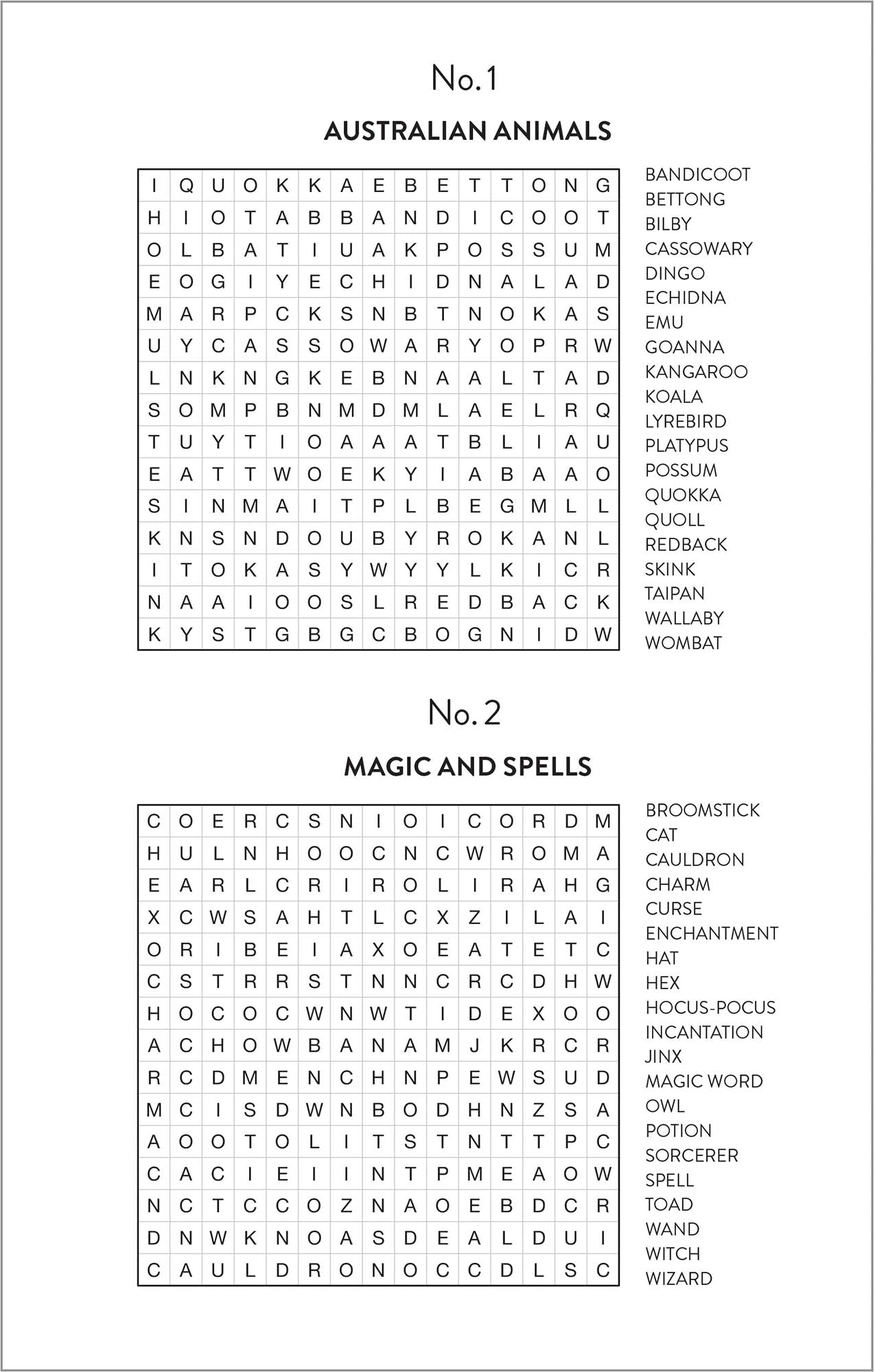 Ultimate 600 Puzzles - Word Search - Plum — inside page 1