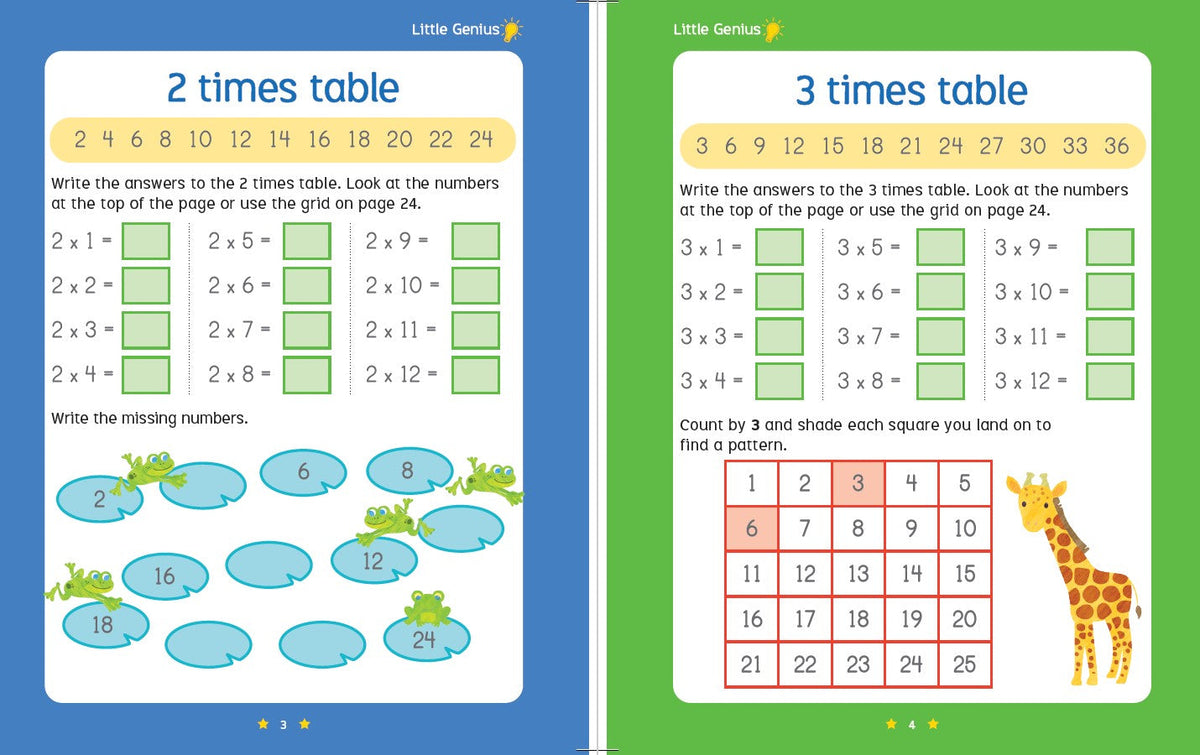 Little Genius Learning Box - Times Tables — inside page 2