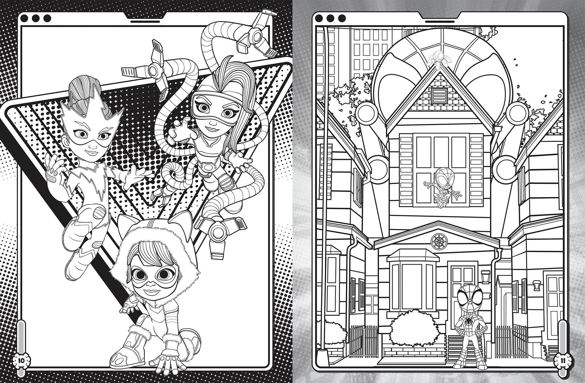 Spidey and His Amazing Friends - Jumbo Colouring Book — inside page 1