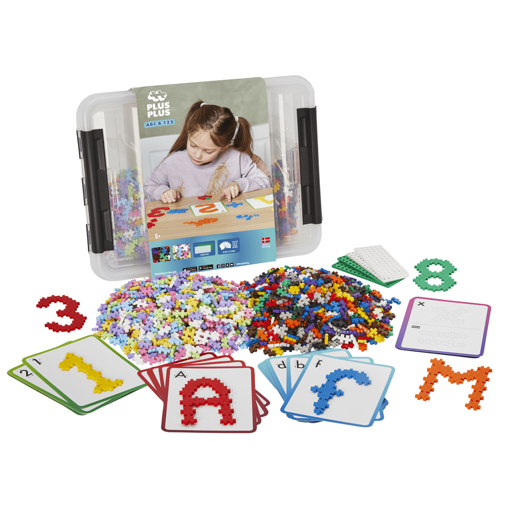 Plus-Plus ABC & 123 Box - 2000pcs - view 3