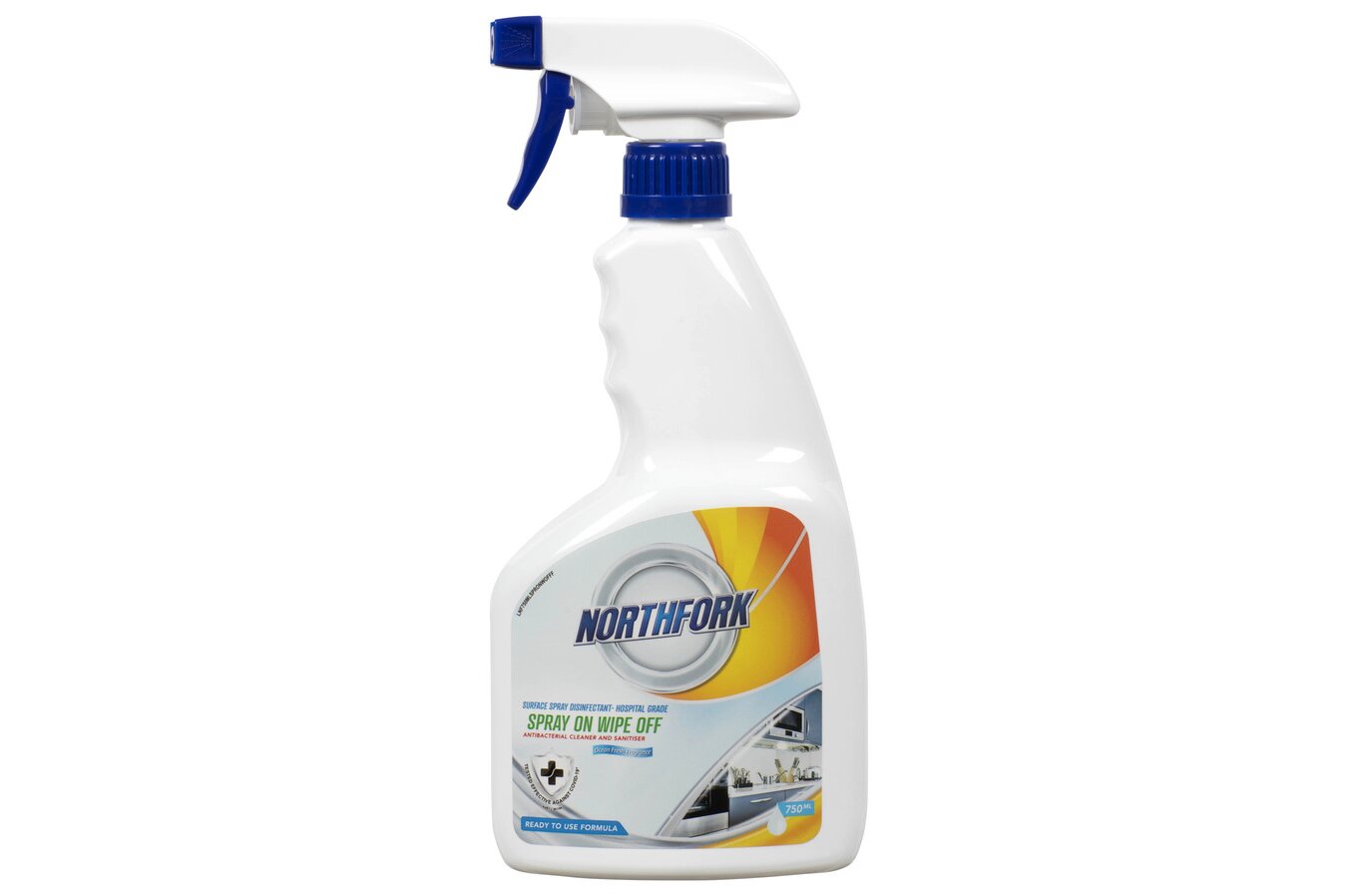 Northfork Hospital-Grade Surface Spray Disinfectant - 750ml (Carton of 12)